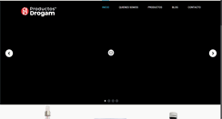 Desktop Screenshot of productosdrogam.com